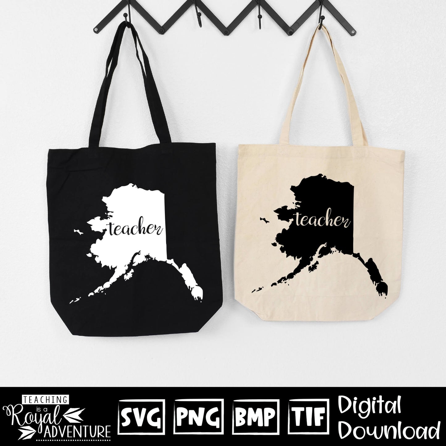 Alaska Teacher SVG, teacher Svg, teacher state Svg, teacher shirt Svg, teacher Png, Digital Download Files, Sublimation Designs