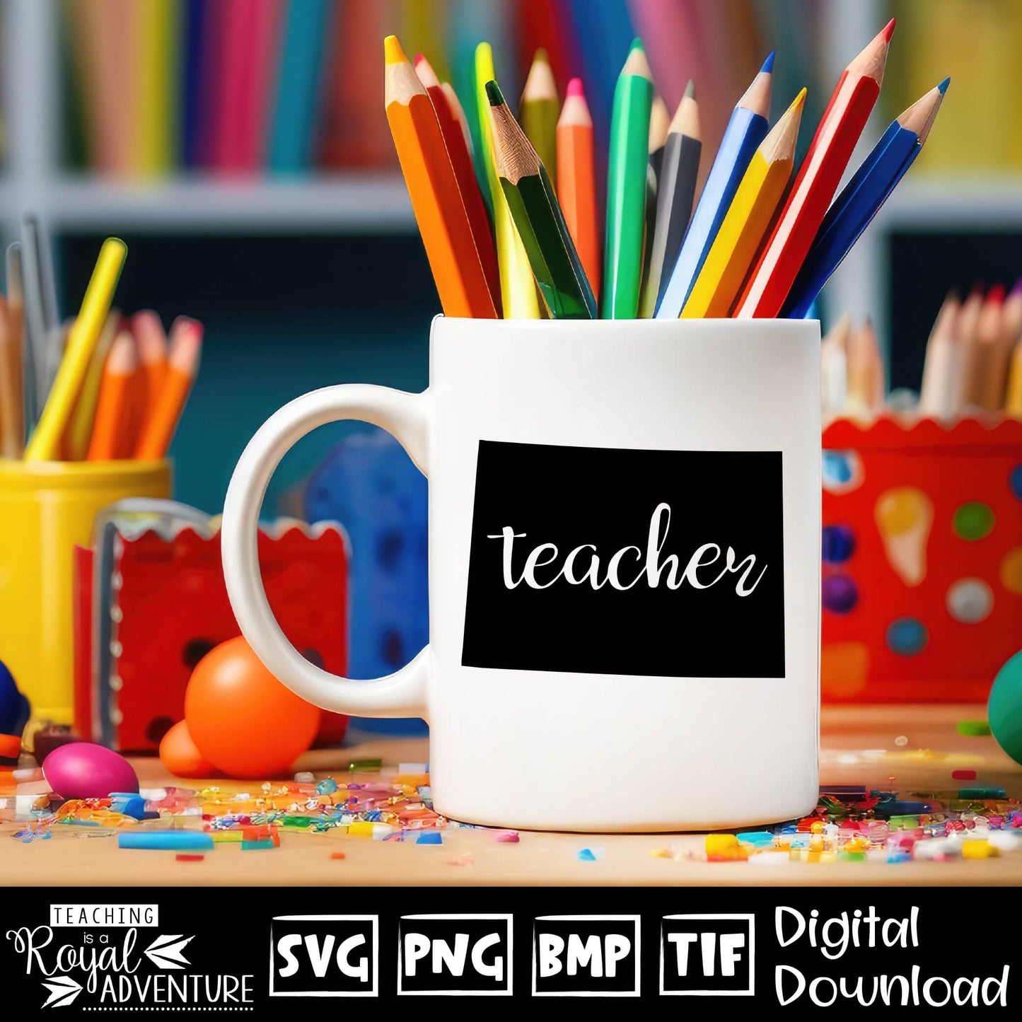 Colorado Teacher SVG, teacher Svg, teacher state Svg, teacher shirt Svg, teacher Png, Digital Download Files, Sublimation Designs