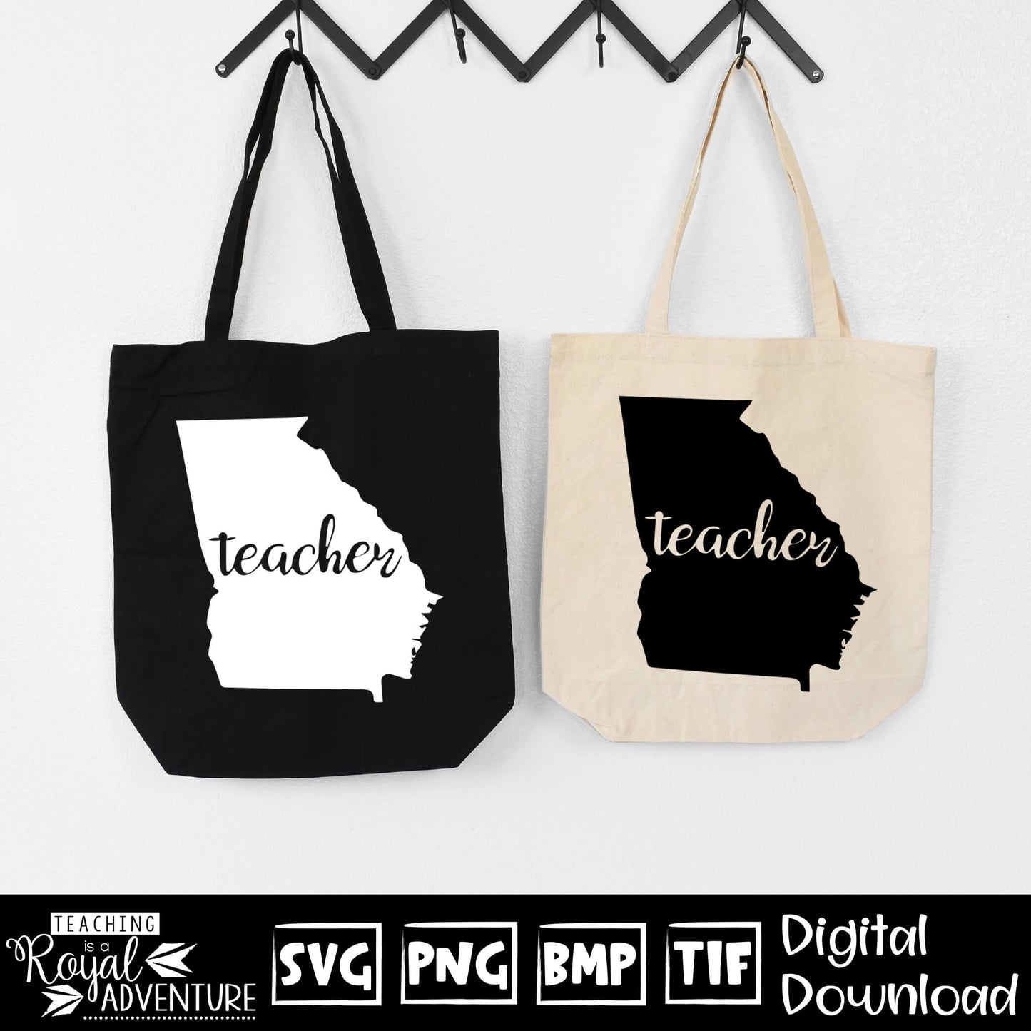 Georgia Teacher SVG, teacher Svg, teacher state Svg, teacher shirt Svg, teacher Png, Digital Download Files, Sublimation Designs