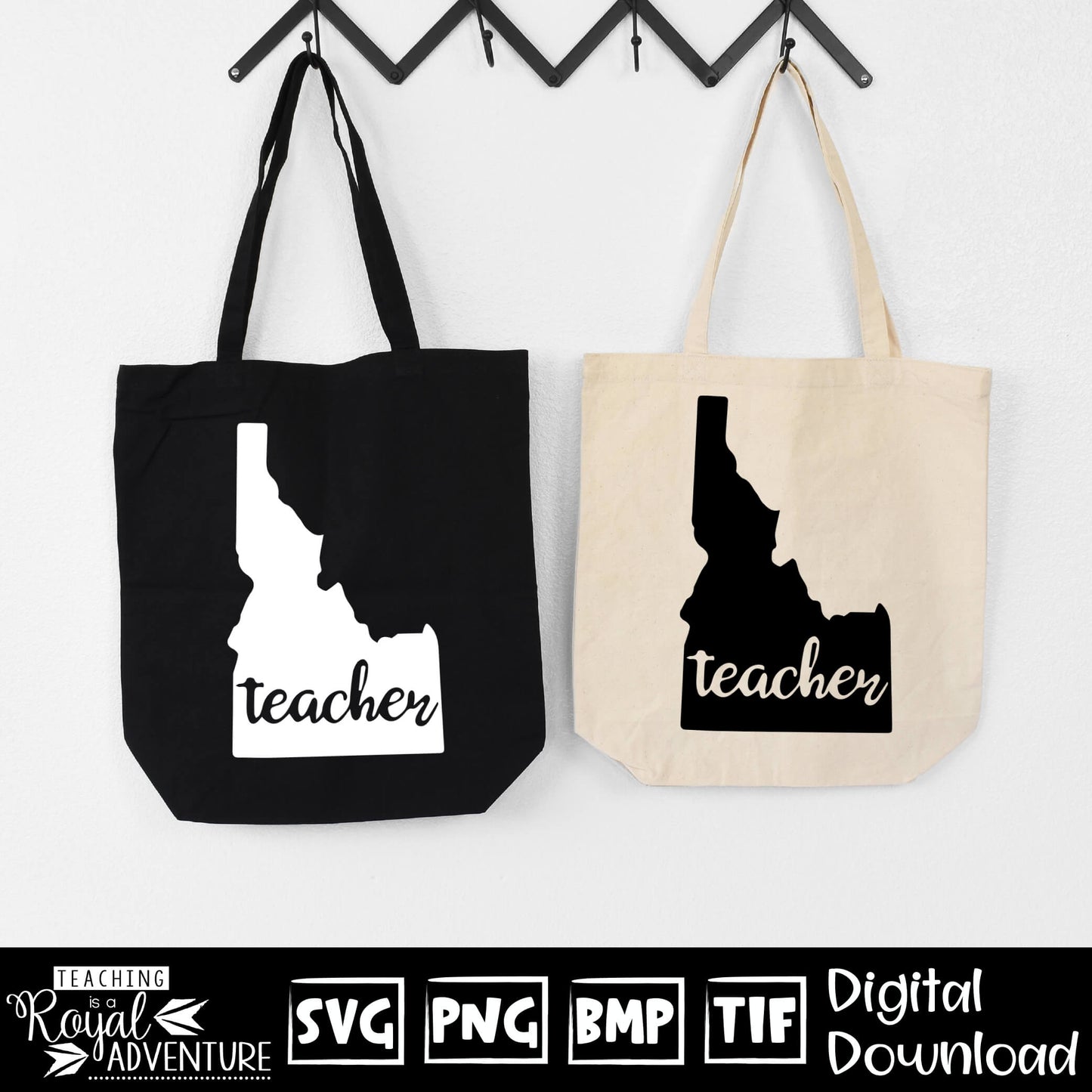 Idaho Teacher SVG, teacher Svg, teacher state Svg, teacher shirt Svg, teacher Png, Digital Download Files, Sublimation Designs