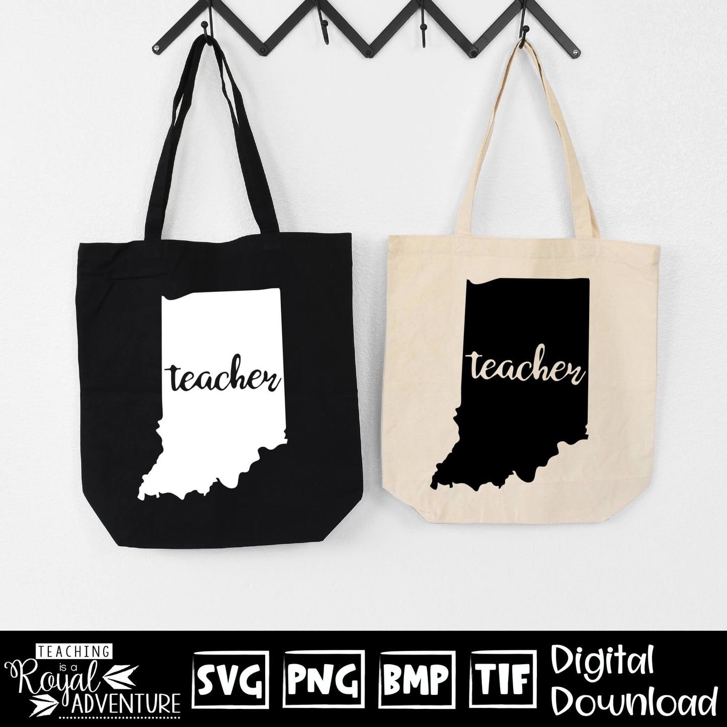 Indiana Teacher SVG, teacher Svg, teacher state Svg, teacher shirt Svg, teacher Png, Digital Download Files, Sublimation Designs