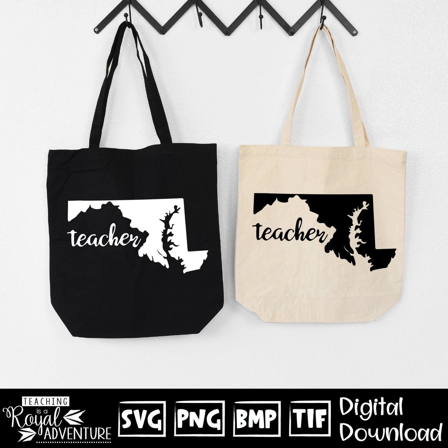 Maryland Teacher SVG, teacher Svg, teacher state Svg, teacher shirt Svg, teacher Png, Digital Download Files, Sublimation Designs