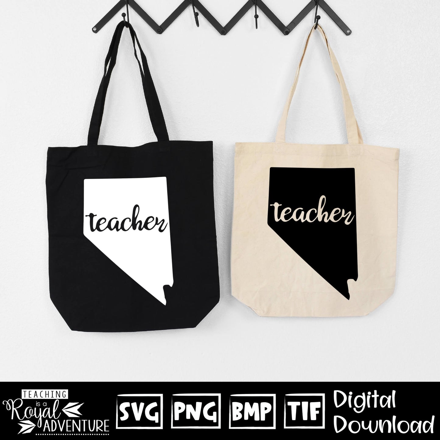 Nevada Teacher SVG, teacher Svg, teacher state Svg, teacher shirt Svg, teacher Png, Digital Download Files, Sublimation Designs