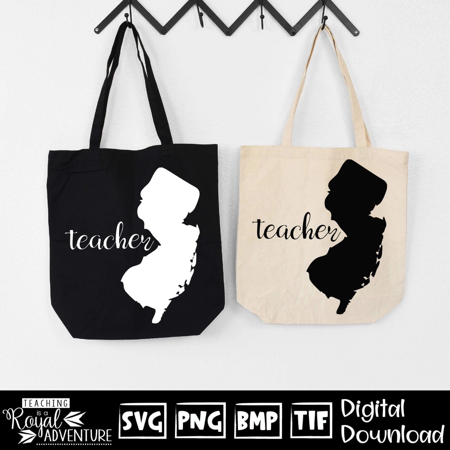 New Jersey Teacher SVG, teacher Svg, teacher state Svg, teacher shirt Svg, teacher Png, Digital Download Files, Sublimation Designs