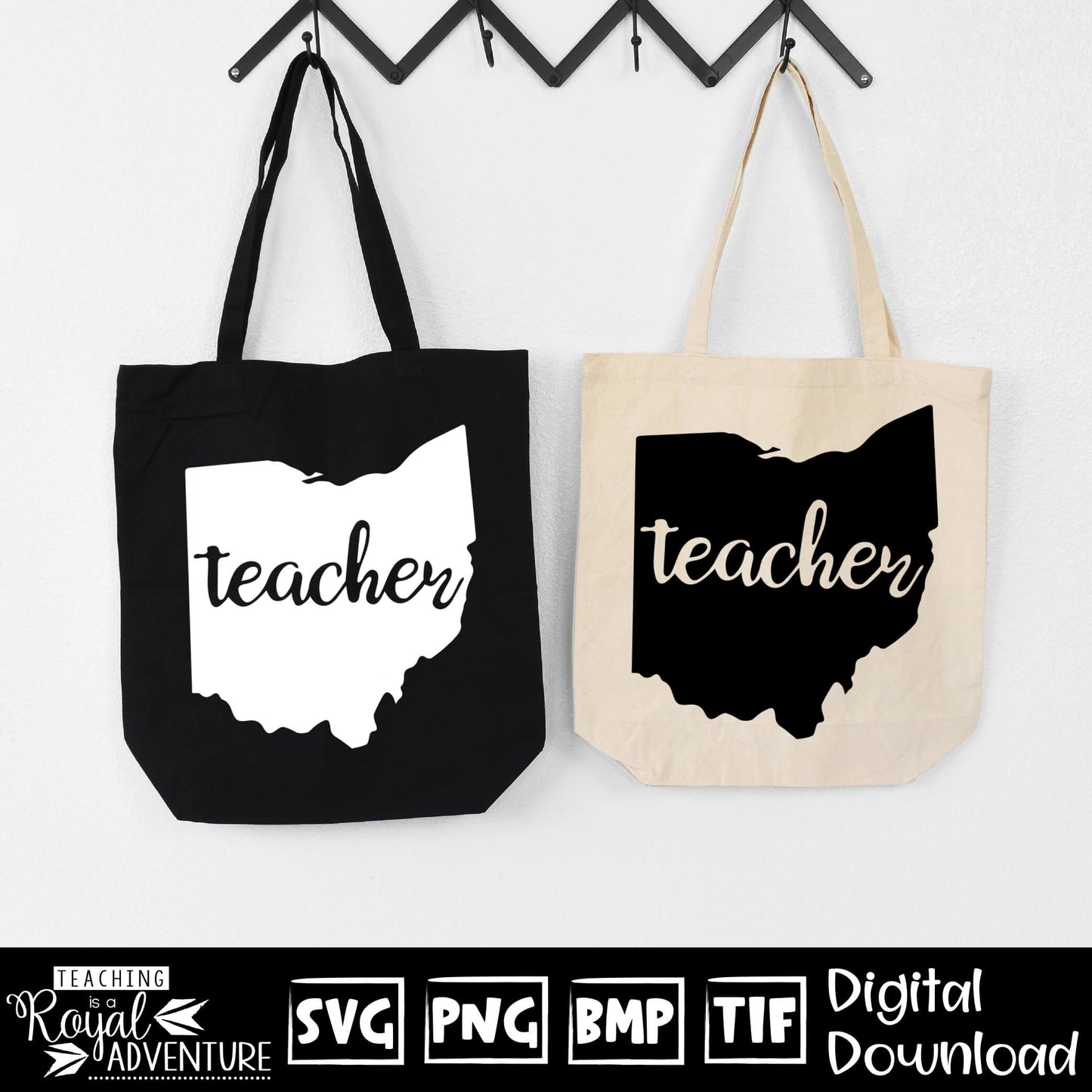 Ohio Teacher SVG, teacher Svg, teacher state Svg, teacher shirt Svg, teacher Png, Digital Download Files, Sublimation Designs
