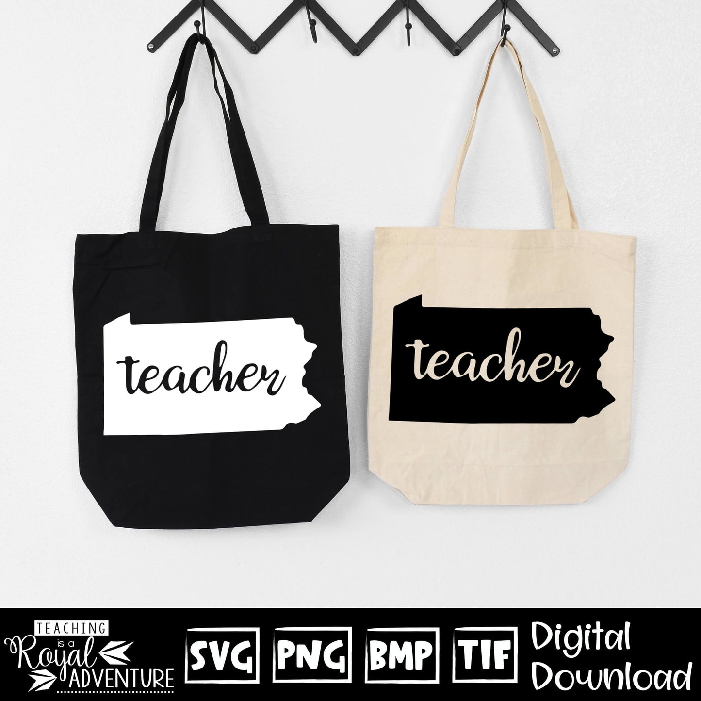 Pennsylvania Teacher SVG, teacher Svg, teacher state Svg, teacher shirt Svg, teacher Png, Digital Download Files, Sublimation Designs
