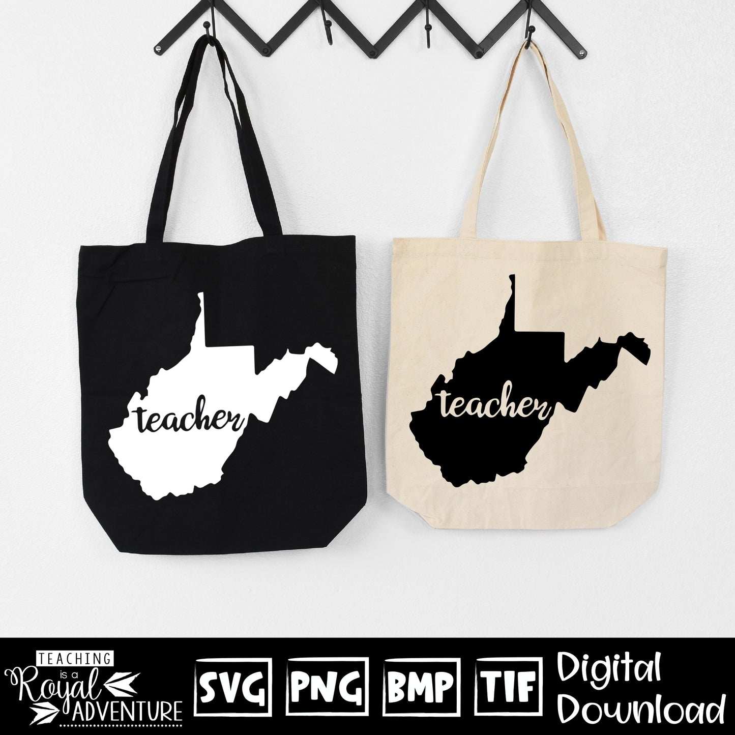 West Virginia Teacher SVG, teacher Svg, teacher state Svg, teacher shirt Svg, teacher Png, Digital Download Files, Sublimation Designs