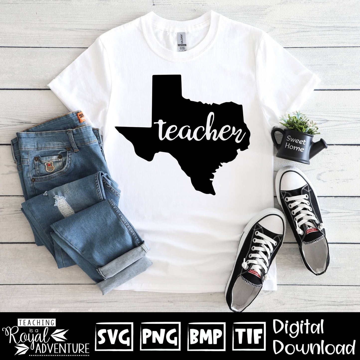 Texas Teacher SVG, teacher Svg, teacher state Svg, teacher shirt Svg, teacher Png, Digital Download Files, Sublimation Designs