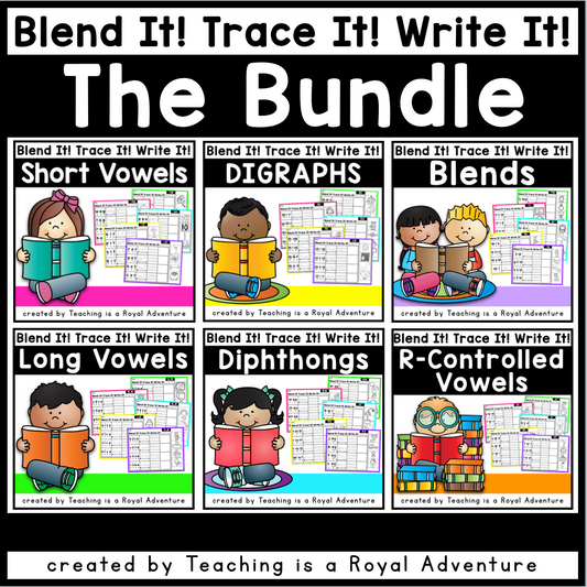 BLEND IT! TRACE IT! WRITE IT! Bundle - T.I.A.R.A.
