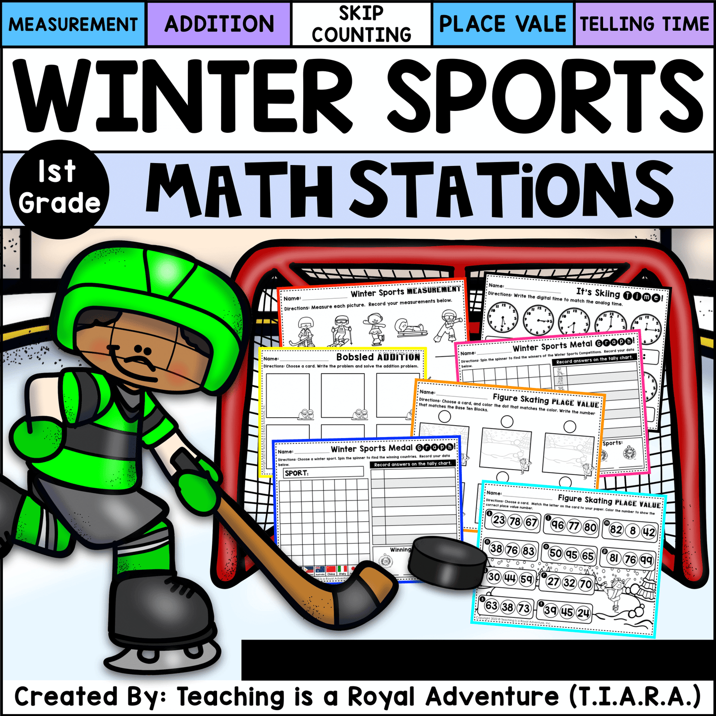 Winter Sports Math Stations - Beijing 2022